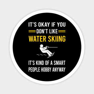 Smart People Hobby Water Skiing Waterskiing Waterski Magnet